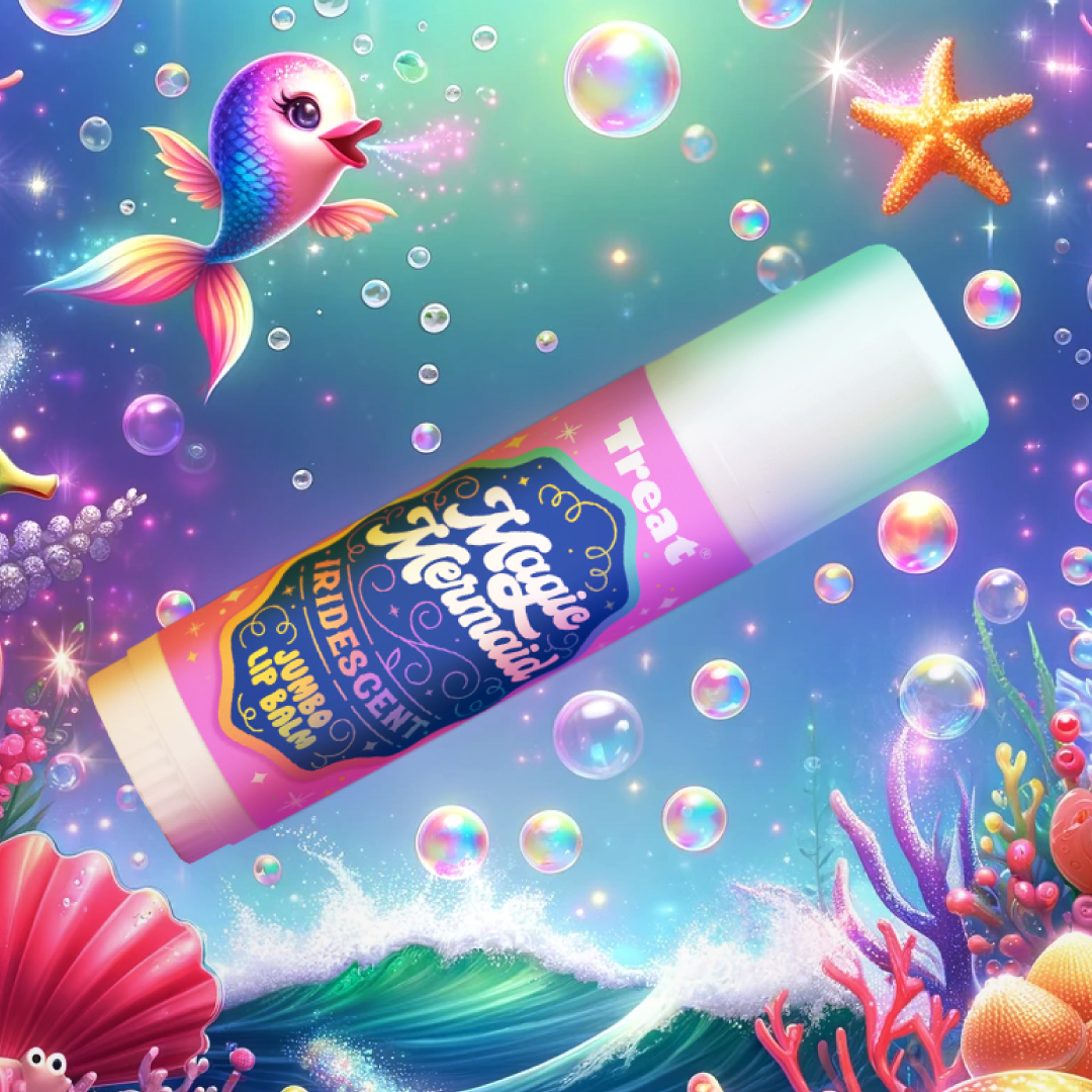magic mermaid irridescent lip balm treat beauty
