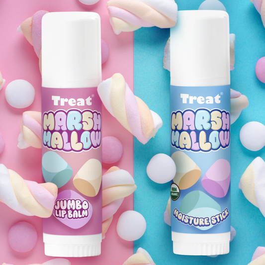 Marshmallow Jumbo Lip Balms Treat Beauty 