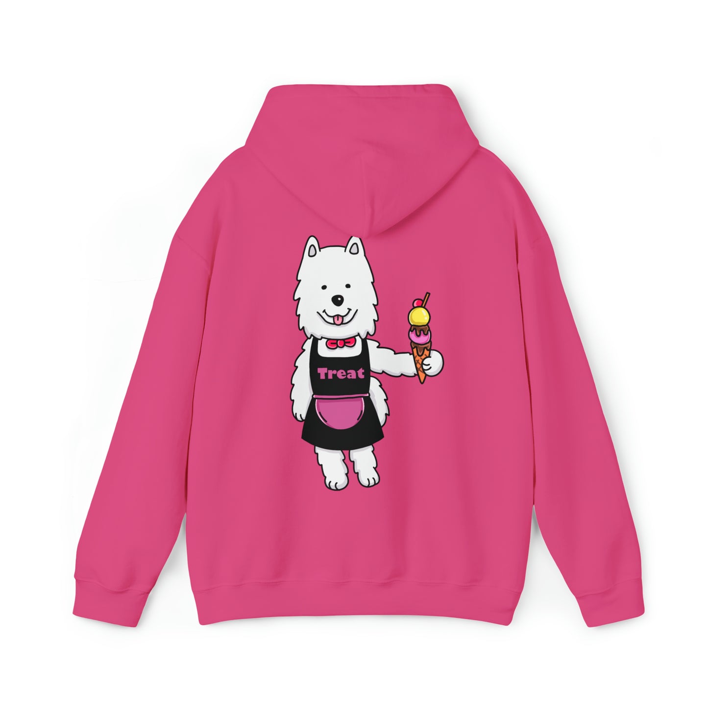 Treat Ice Cream Puppy Unisex Heavy Blend™ Hooded Sweatshirt