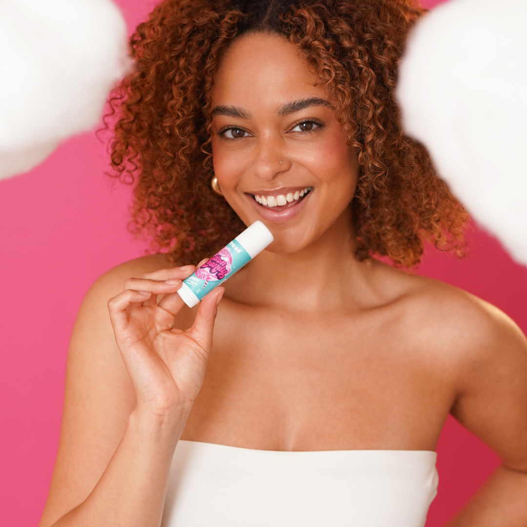 Shimmering Cotton Candy Tinted Jumbo Lip Balm