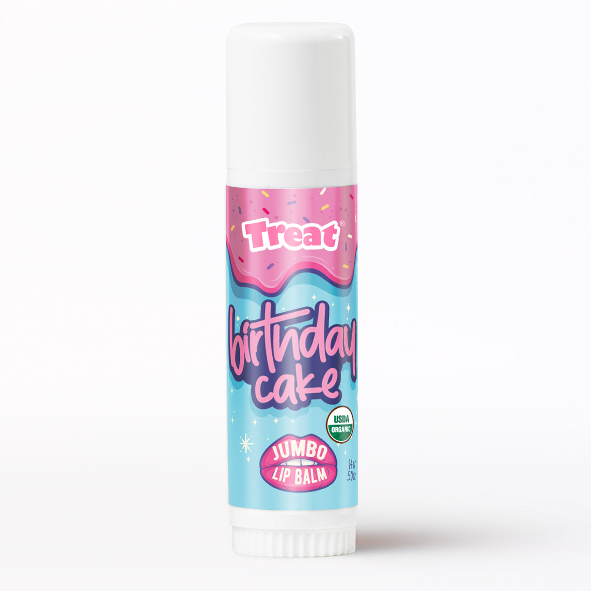 Birthday Cake Jumbo Organic Lip Balm