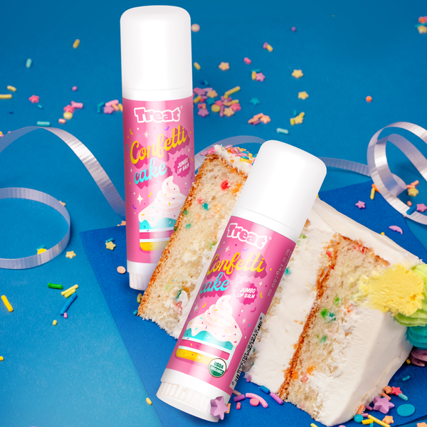 Confetti Cake Jumbo Organic Lip Balm - Limited Edition