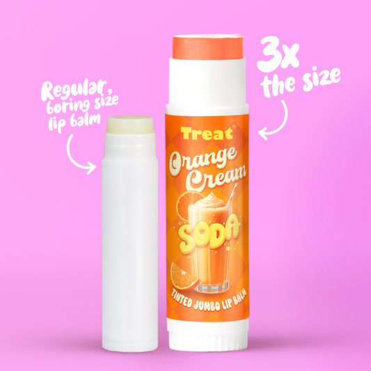 Treat Orange Cream Soda Tinted Jumbo Lip Balm