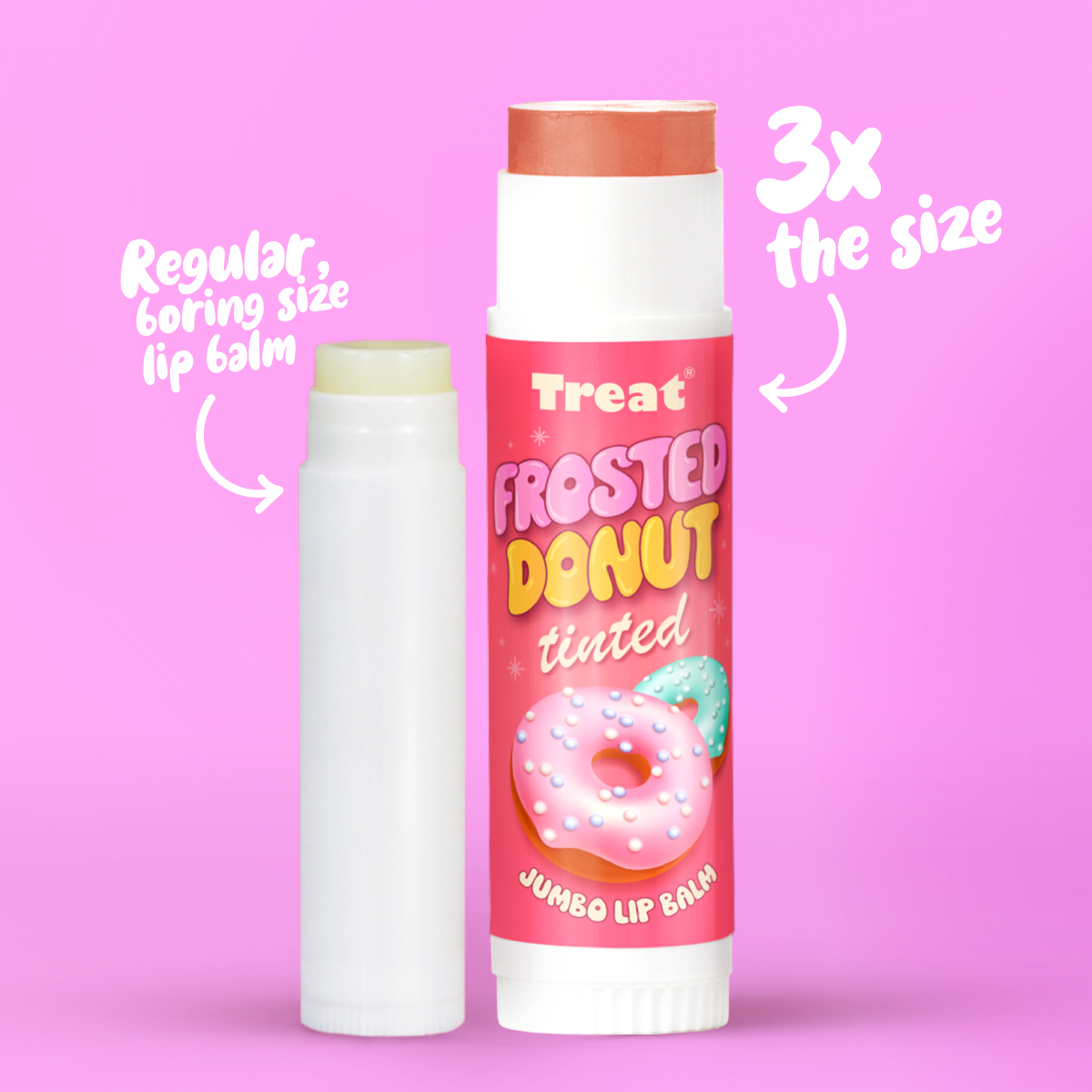 Frosted Donut Tinted Jumbo Lip Balm