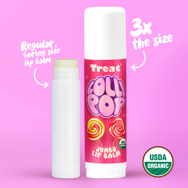 Lollipop Jumbo Organic Lip Balm