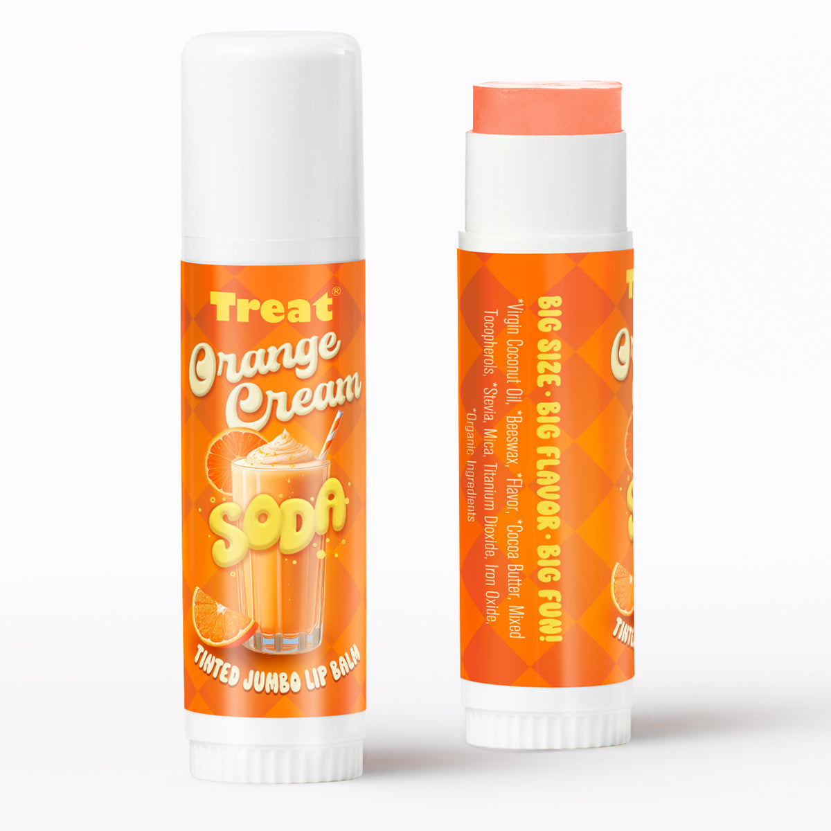 Treat Orange Cream Soda Tinted Jumbo Lip Balm