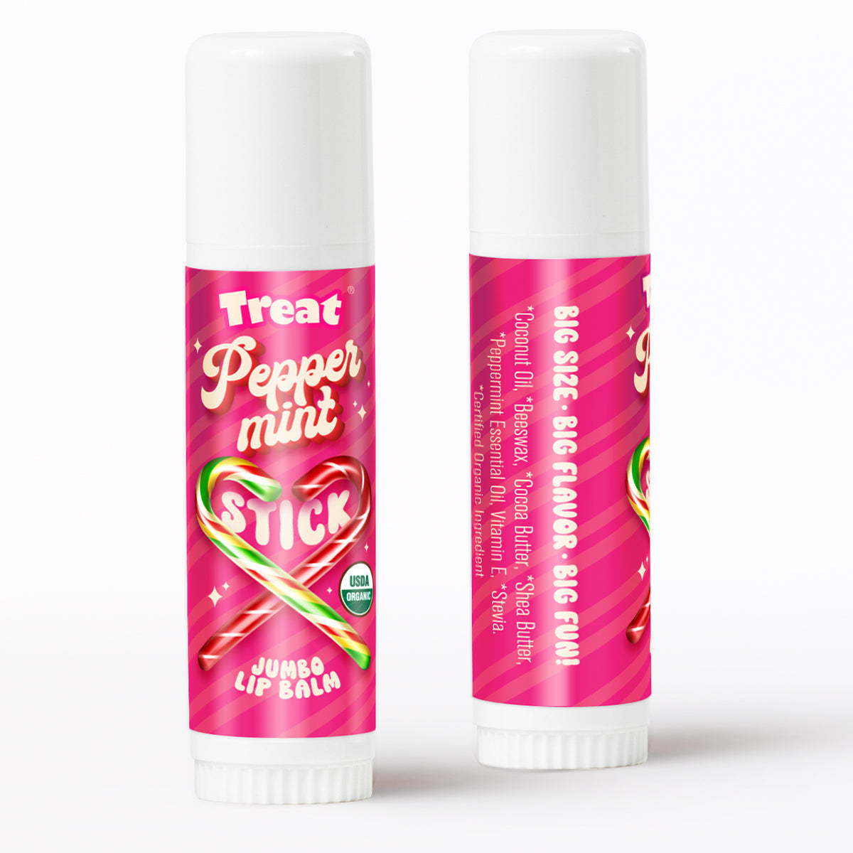 Peppermint Stick Jumbo Organic Lip Balm