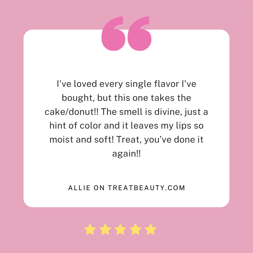 Frosted Donut Tinted Jumbo Organic Lip Balm Review