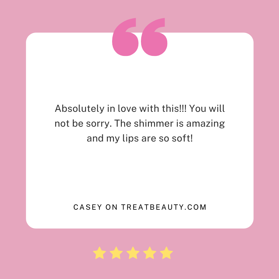 Shimmering Cotton Candy Tinted Jumbo Organic Lip Balm Review