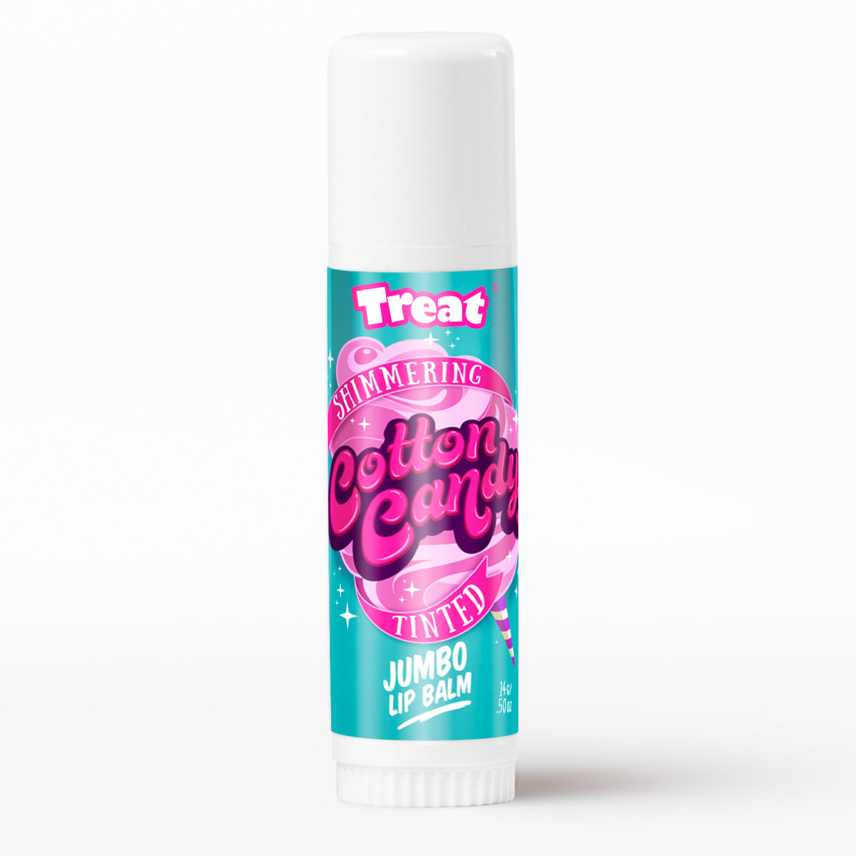 Shimmering Cotton Candy Tinted Jumbo Lip Balm