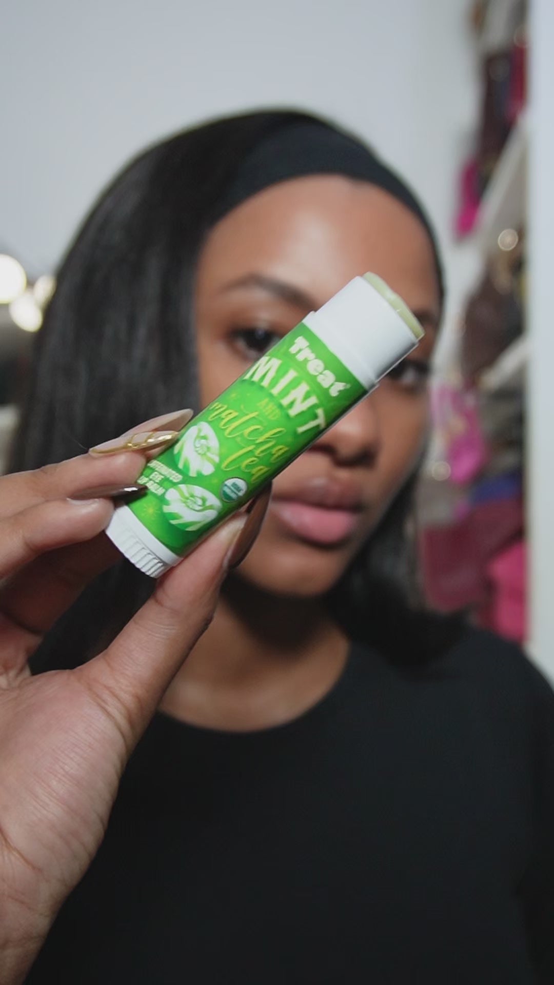 Mint & Matcha Tea Caffeinated Tea Eye & Lip Balm