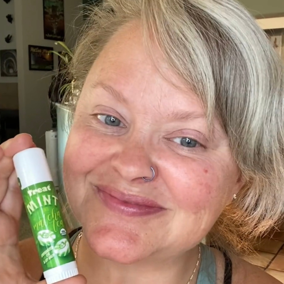 Mint & Matcha Tea Caffeinated Jumbo  Eye & Lip Balm