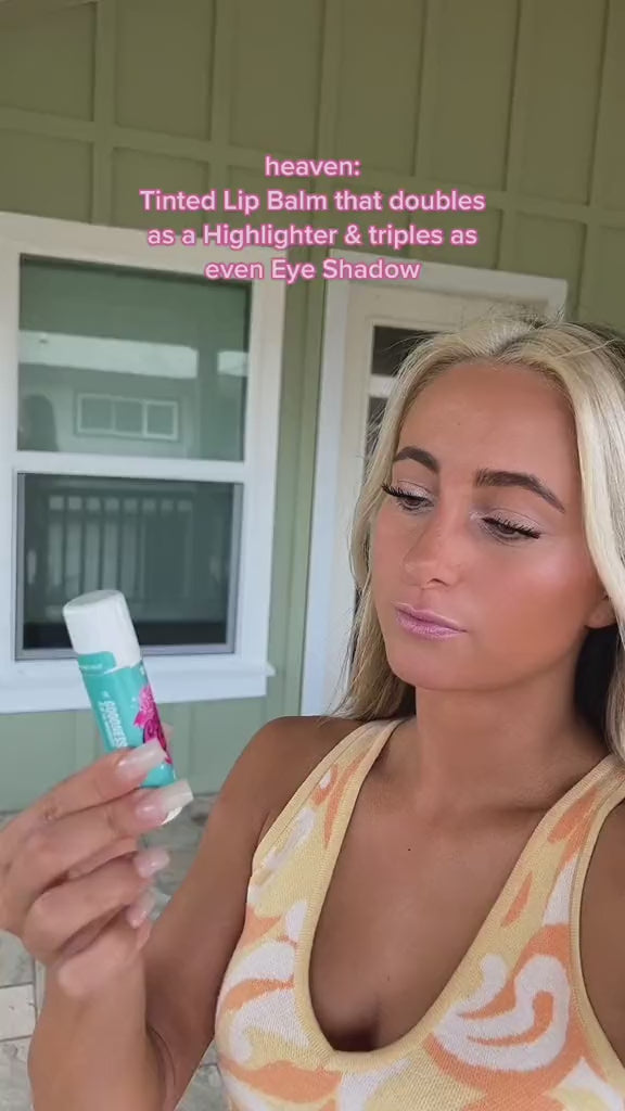 Shimmering Cotton Candy Tinted Jumbo Lip Balm