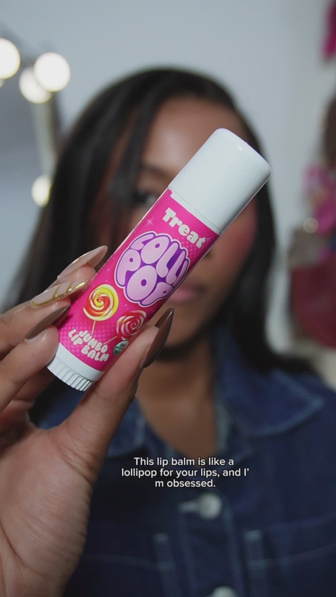 Lollipop Jumbo Organic Lip Balm
