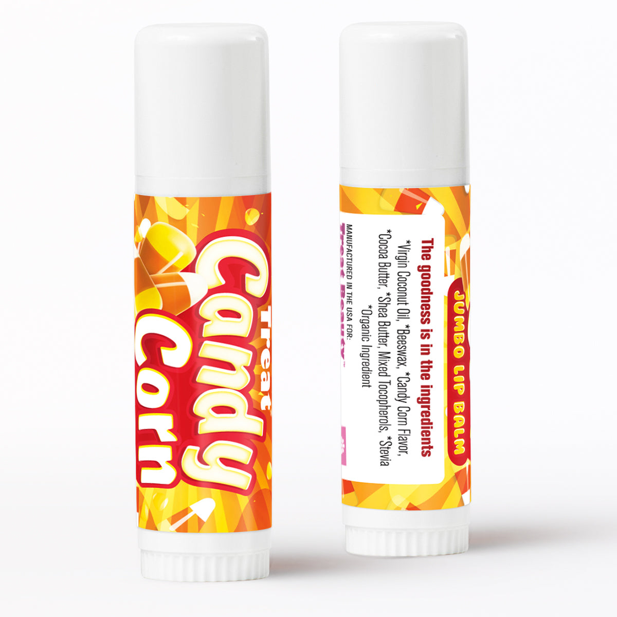 Candy Corn Jumbo Organic Lip Balm
