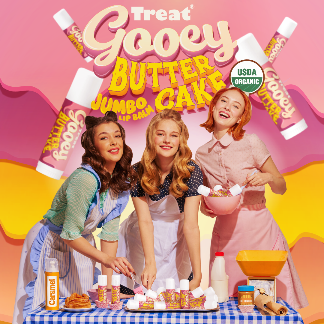 Gooey Butter Cake Jumbo Organic Lip Balm