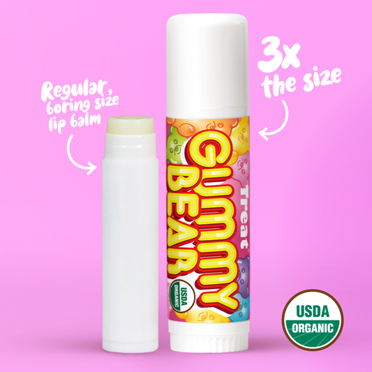 Gummy Bear Jumbo Organic Lip Balm