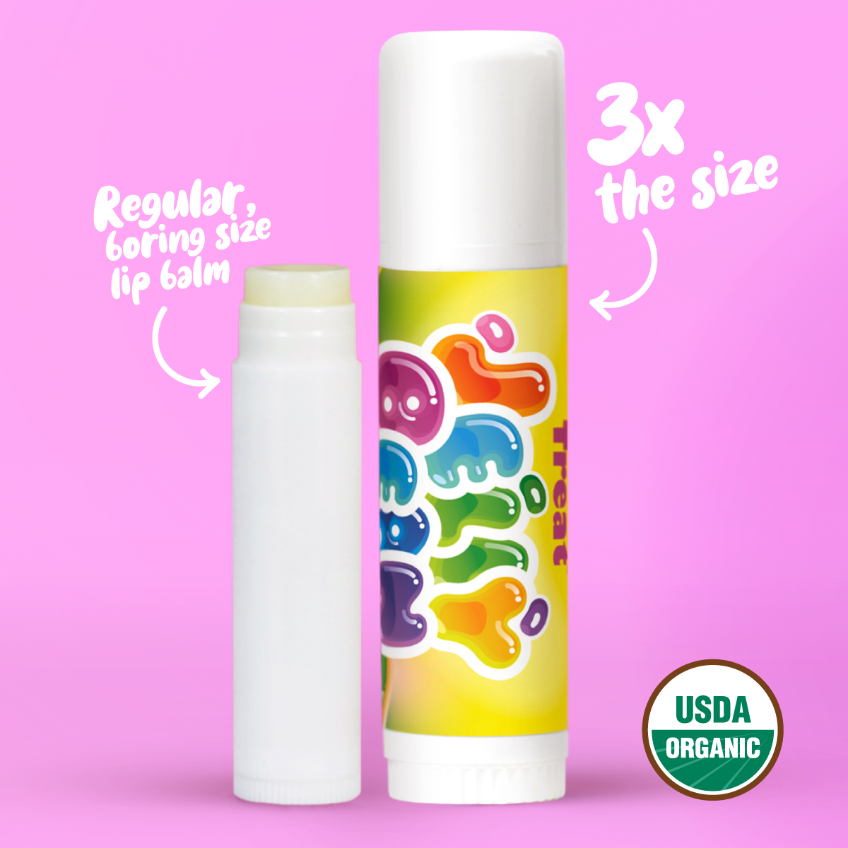 Jelly Bean Jumbo Organic Lip Balm