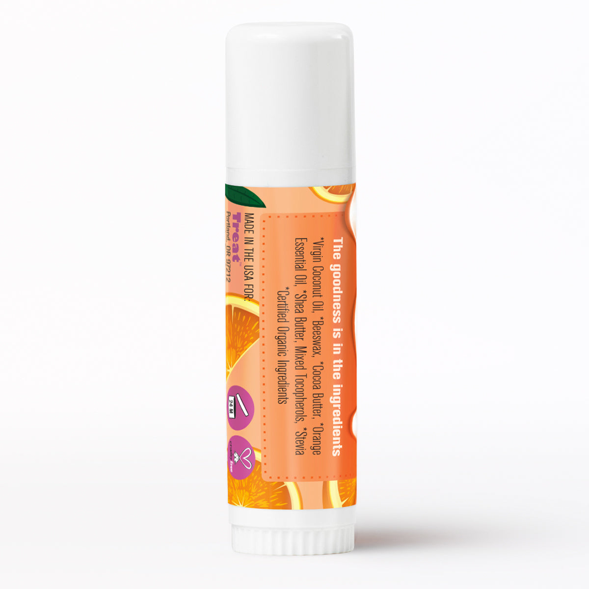 Orange Jumbo Lip Balm
