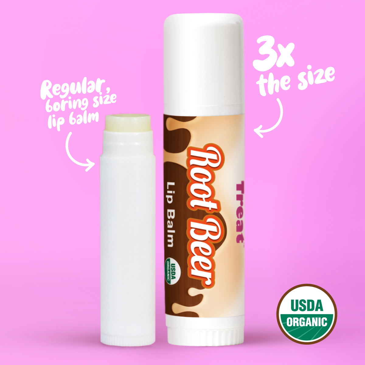 Root Beer Jumbo Organic Lip Balm