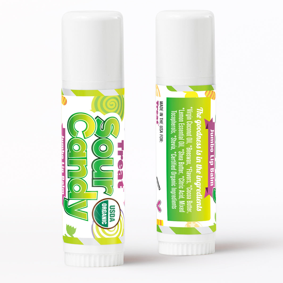 Sour Candy Jumbo Lip Balm