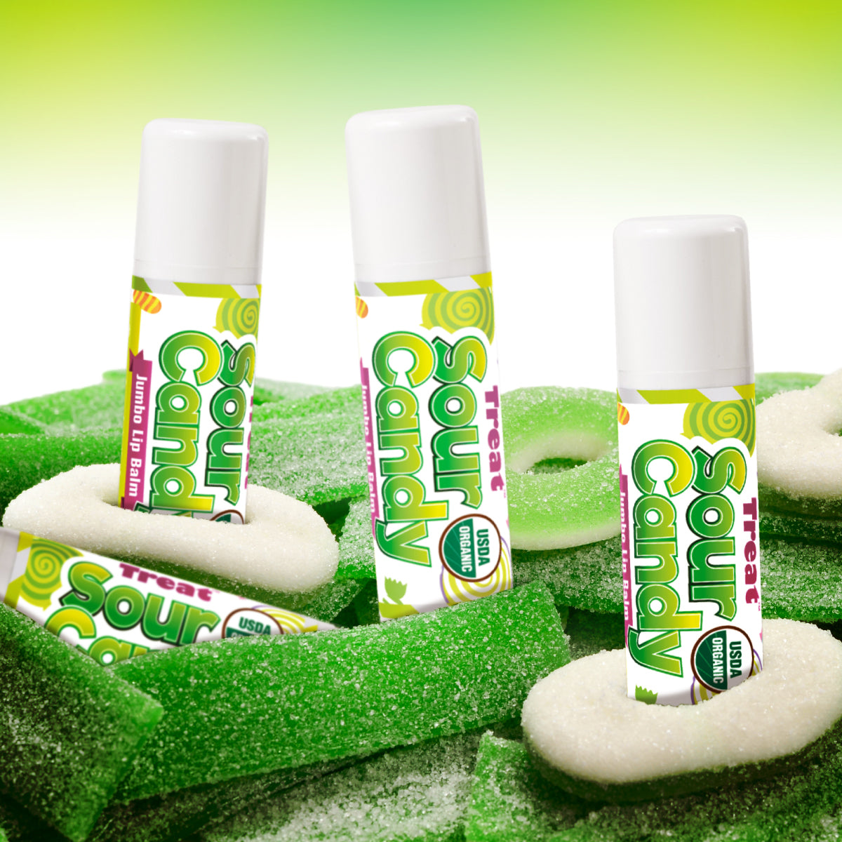 Sour Candy Jumbo Lip Balm