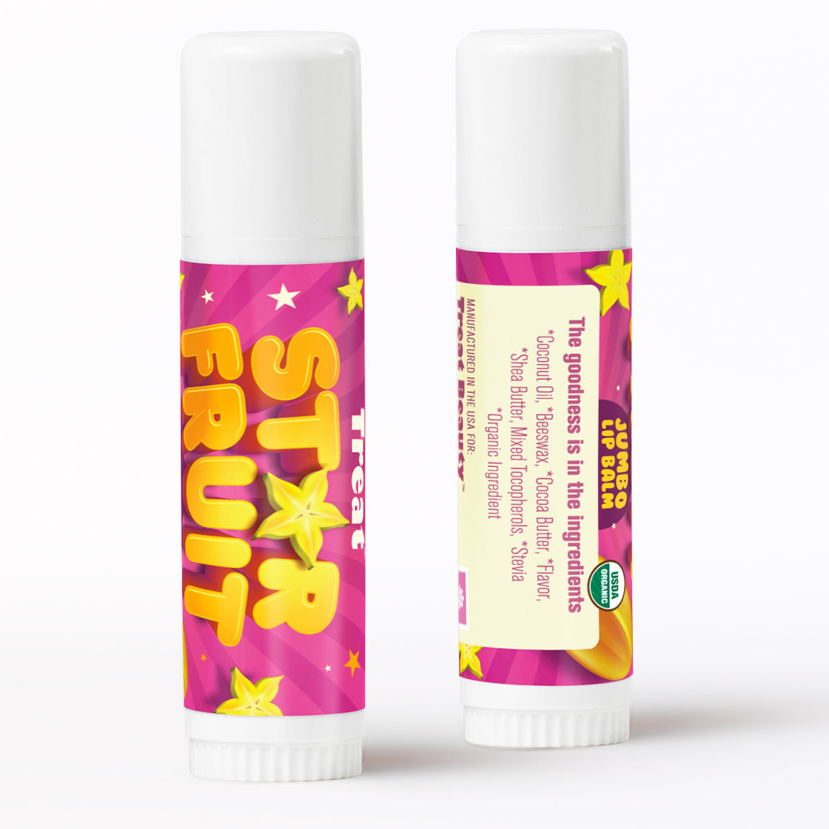 Star Fruit Jumbo Organic Lip Balm