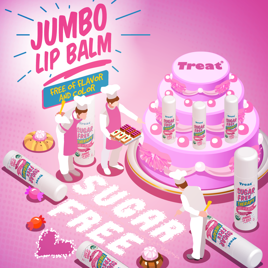 Sugar Free Therapy Jumbo Lip Balm