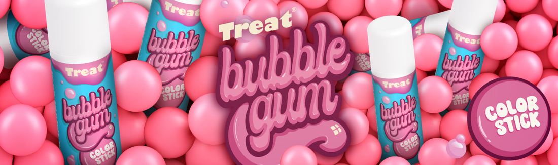 bubble gum color stick 