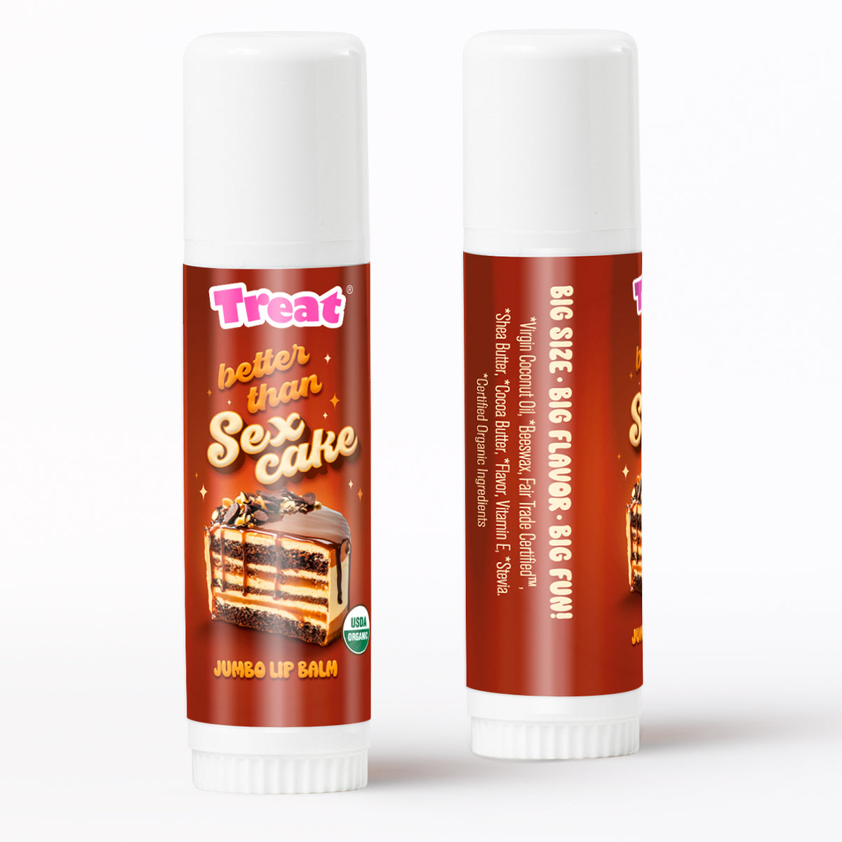 Better Than Sex Cake Jumbo Organic Lip Balm