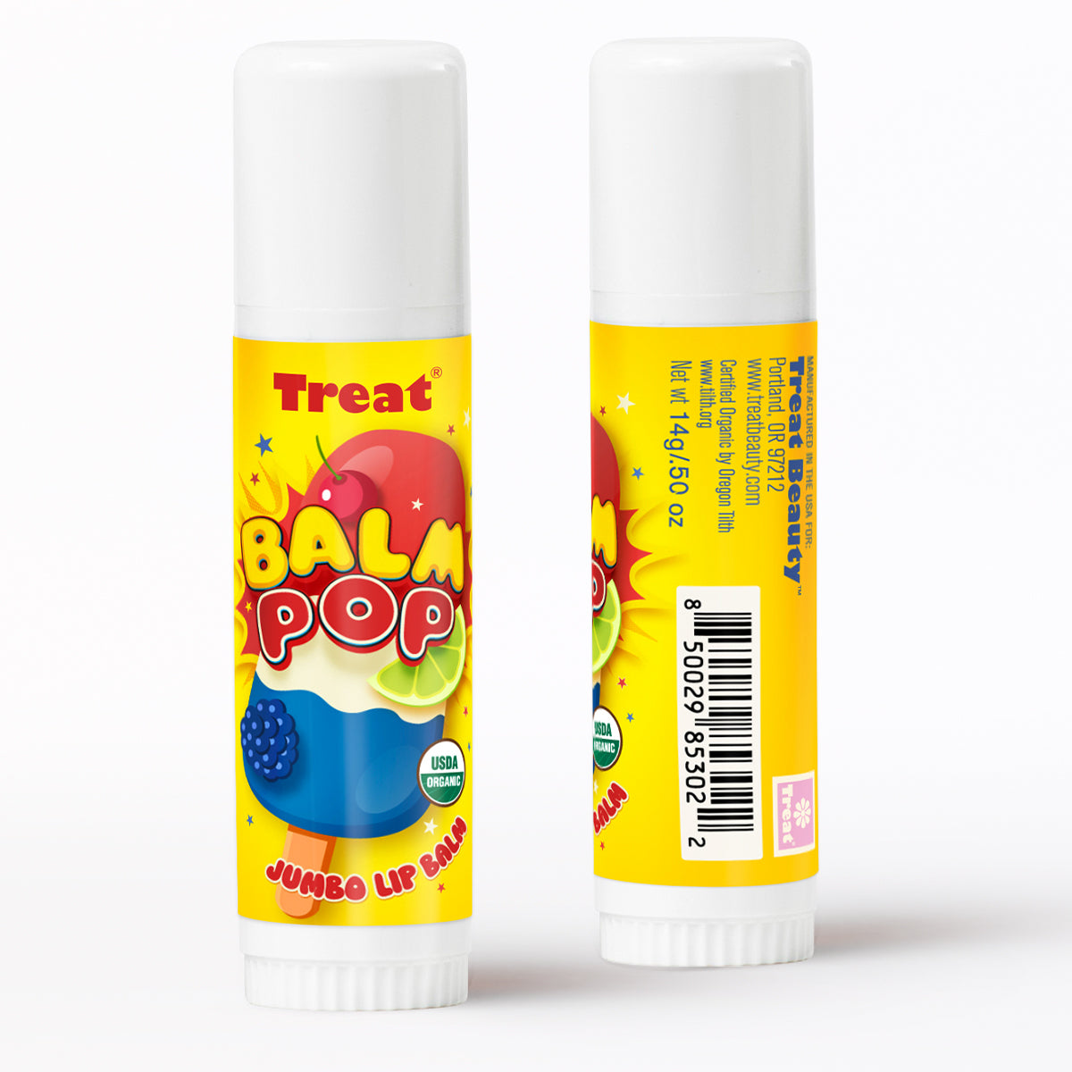 Balm Pop Jumbo Organic Lip Balm
