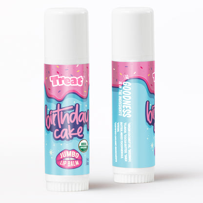 Birthday Cake Jumbo Organic Lip Balm 