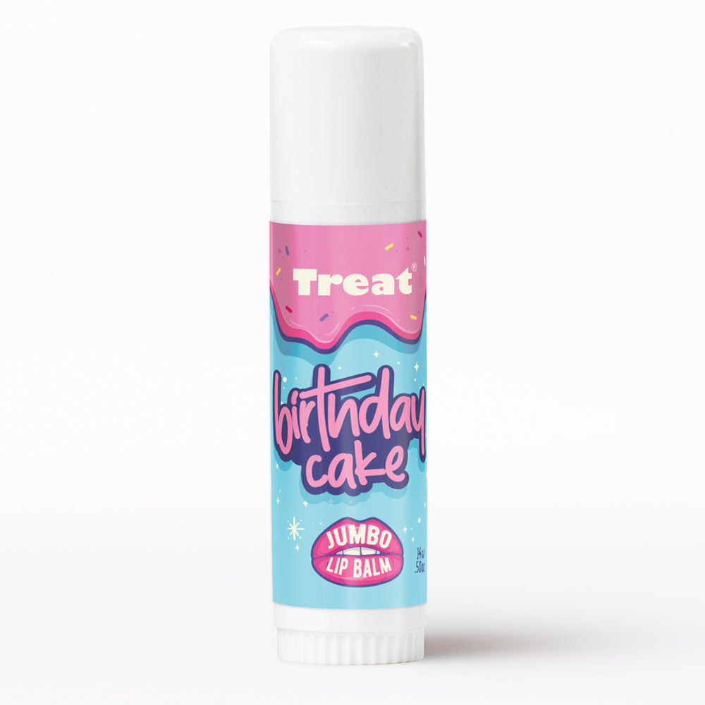 NEW! Birthday Cake Jumbo Organic Lip Balm Treat Beauty