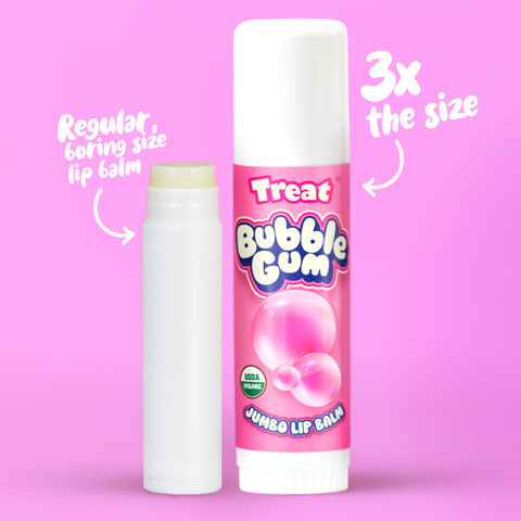 Bubble Gum Jumbo Organic Lip Balm