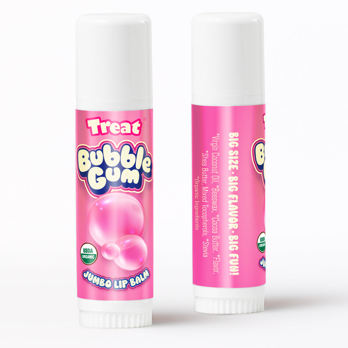 Bubble Gum Jumbo Organic Lip Balm 