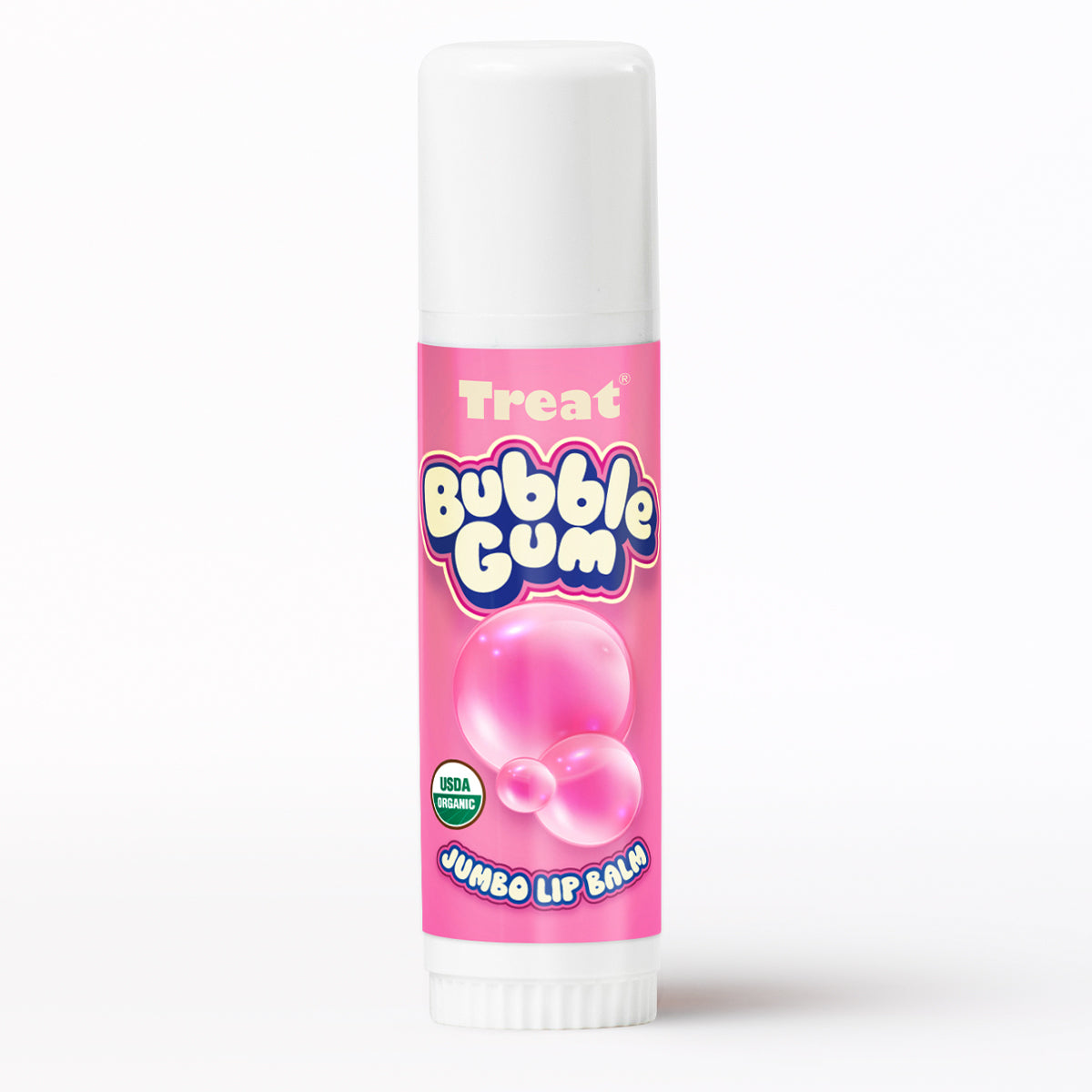 Jumbo Bubble Gum Organic Lip Balm Treat Beauty