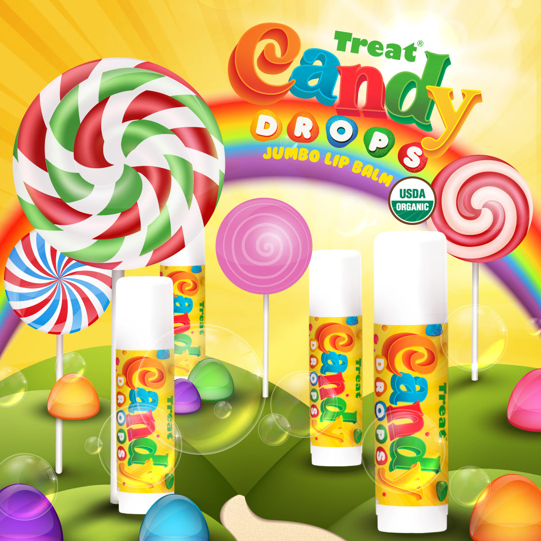 Candy Drops Jumbo Organic Lip Balm