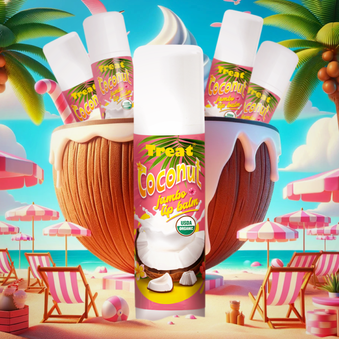 Coconut Jumbo Organic Lip Balm