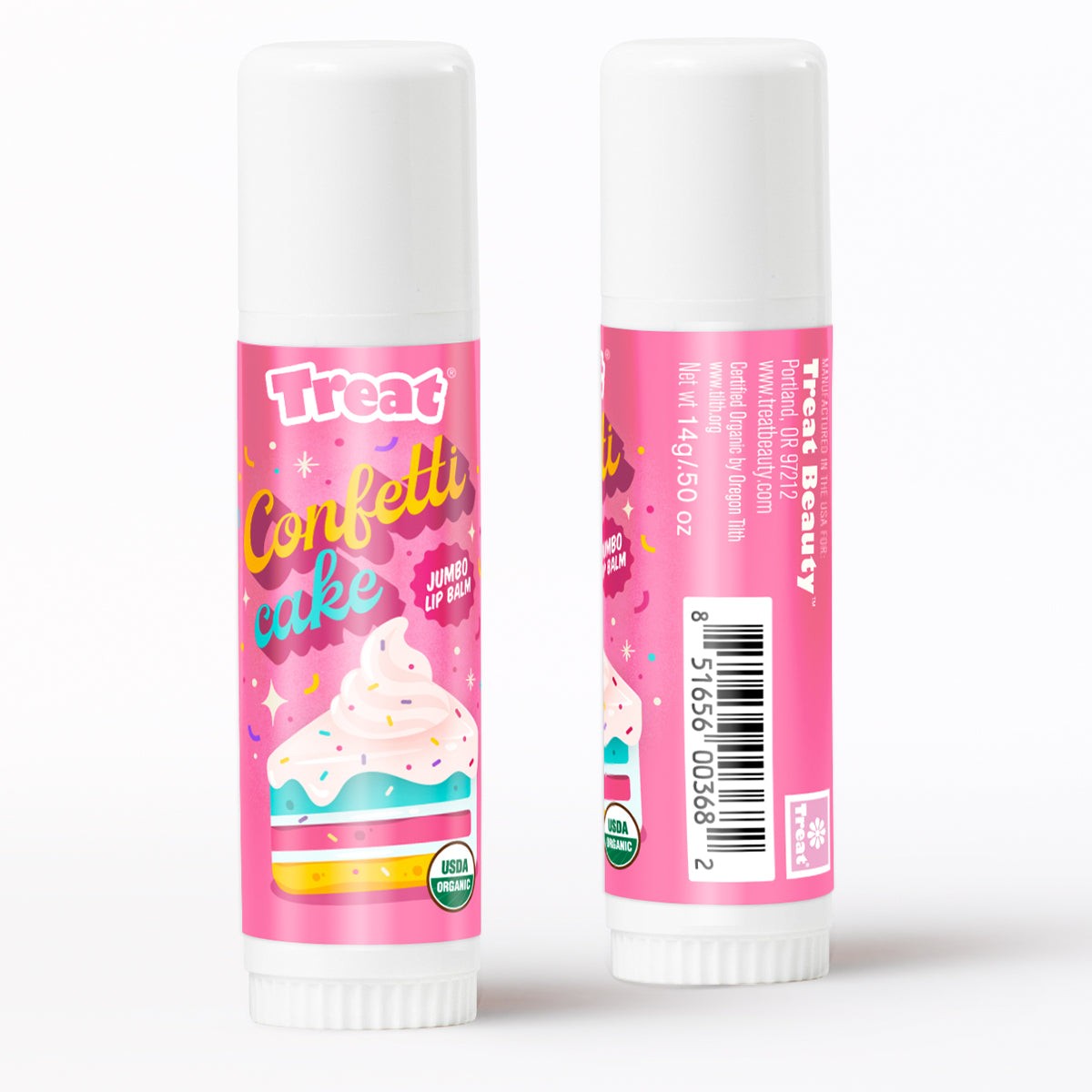 Confetti Cake Jumbo Organic Lip Balm