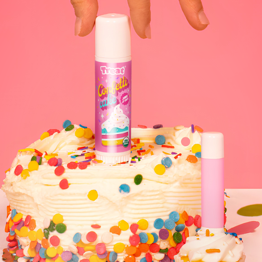 Confetti Cake Jumbo Organic Lip Balm