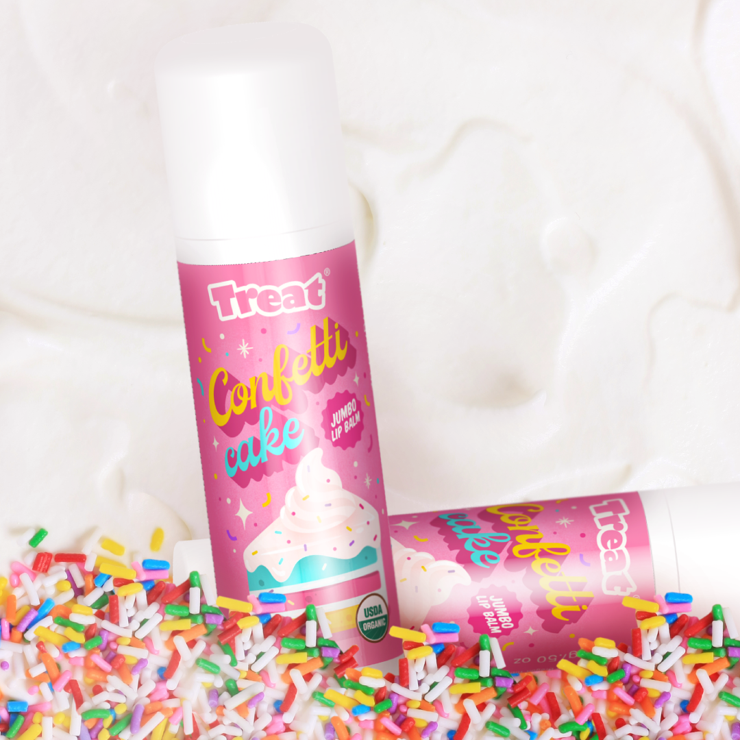 Confetti Cake Jumbo Organic Lip Balm