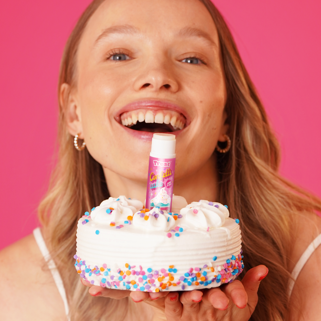 Confetti Cake Jumbo Organic Lip Balm