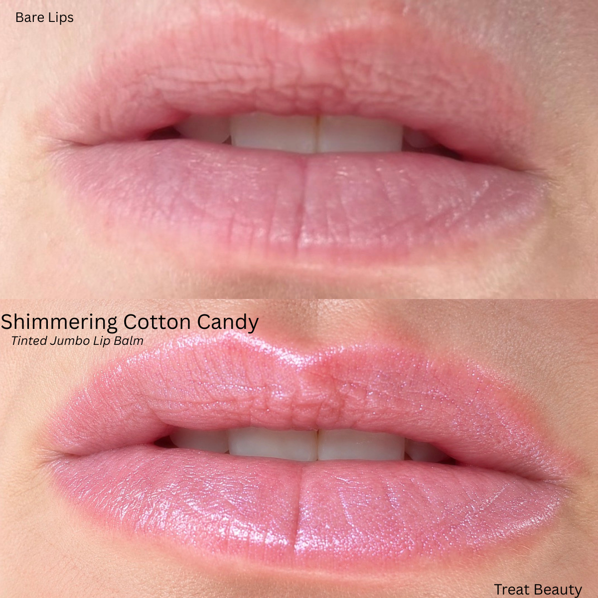 Shimmering Cotton Candy Tinted Jumbo Lip Balm