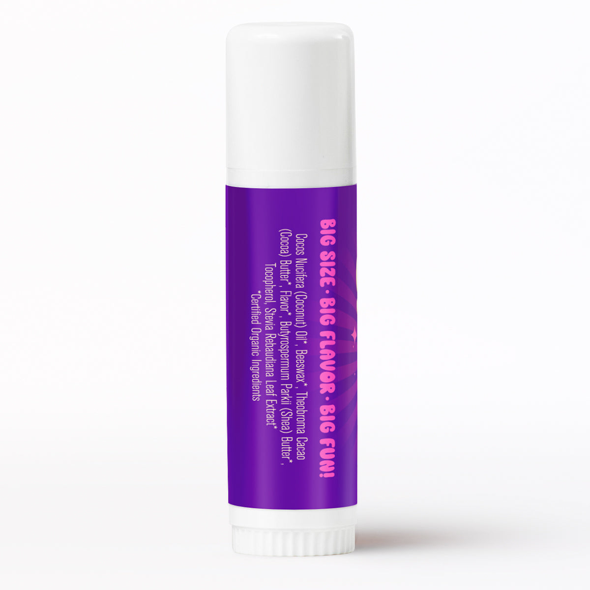 Grape Jumbo Organic Lip Balm