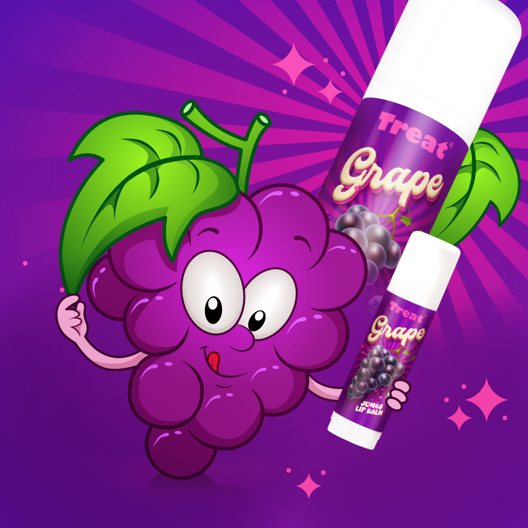 Grape Jumbo Organic Lip Balm