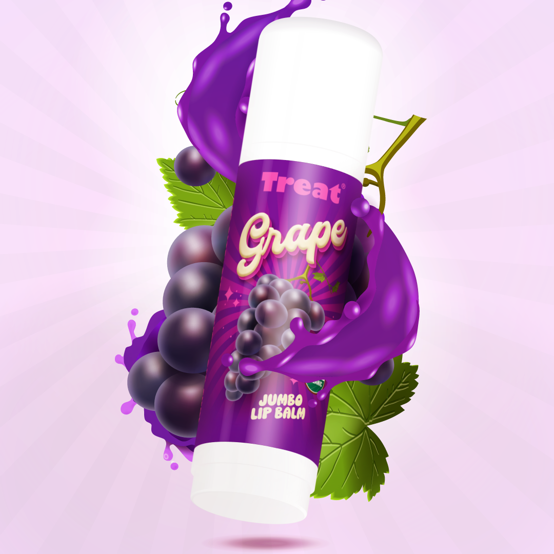 Grape Jumbo Organic Lip Balm