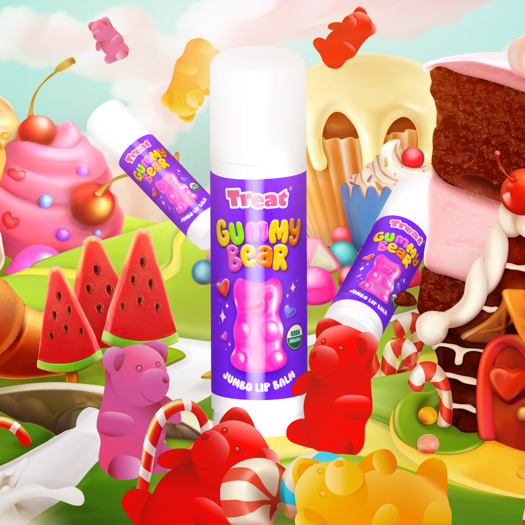 Gummy Bear Jumbo Organic Lip Balm