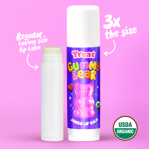 Gummy Bear Jumbo Organic Lip Balm