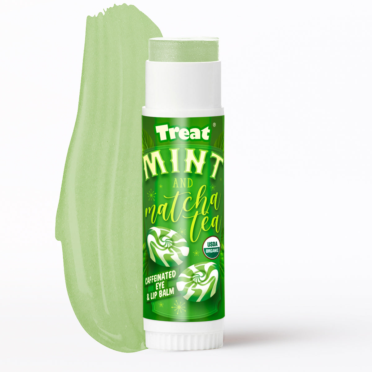Mint & Matcha Tea Caffeinate Tea Eye & Lip Balm