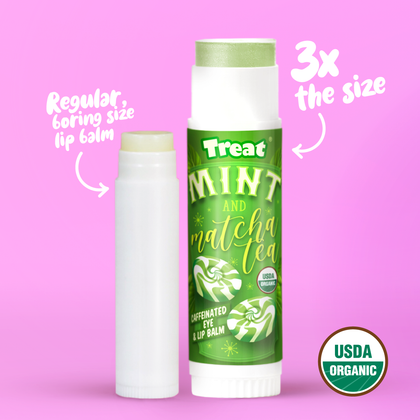 Mint & Matcha Tea Caffeinate Tea Eye & Lip Balm